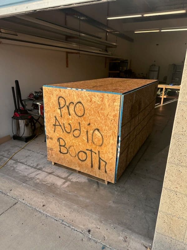 Project Exciting Arrival of Our Pro Audio Booth - Your Nashville Sound Solution image