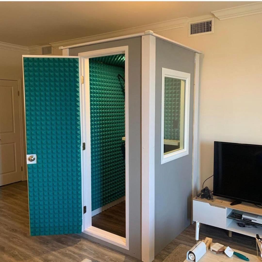 Upgrade Your Home Studio with a Custom 4x4 Vocal Booth image