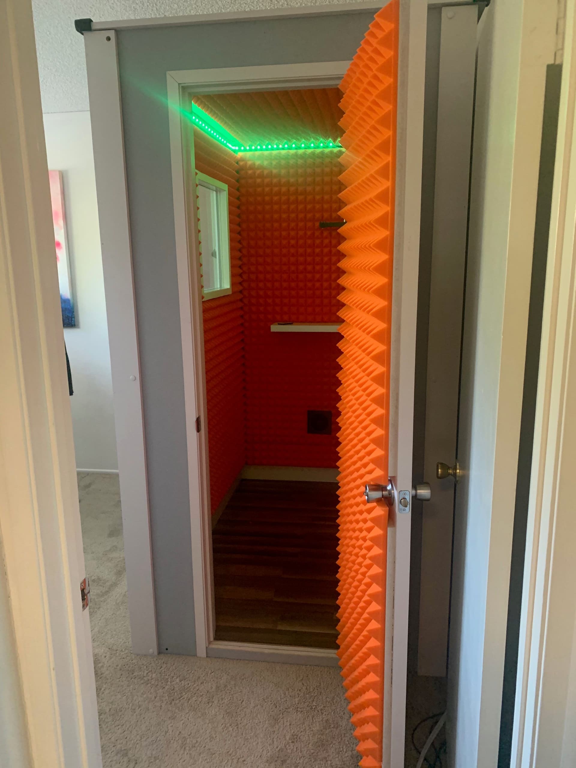Custom Vibrant Vocal Booth in Los Angeles image