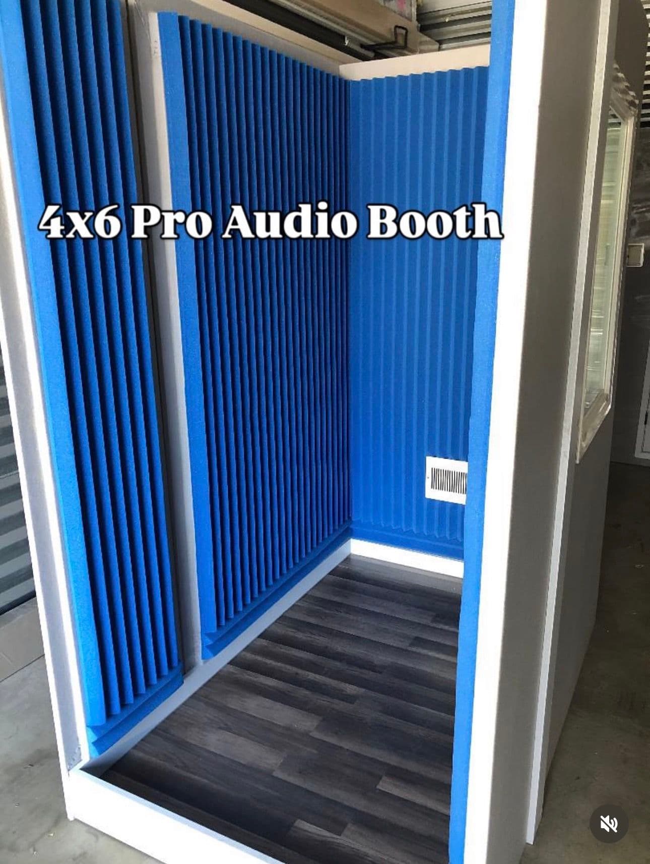 Gallery photos for Custom Vocal Booth Built for a Clean Home Recording Setup: Image #1