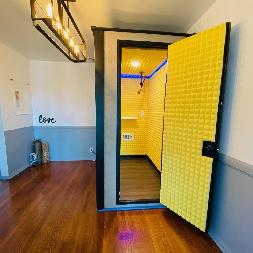 Gallery photos for Custom Vocal Booth Installation in Hollywood California: Image #1